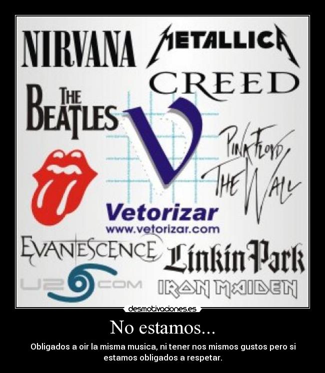 carteles musica desmotivaciones