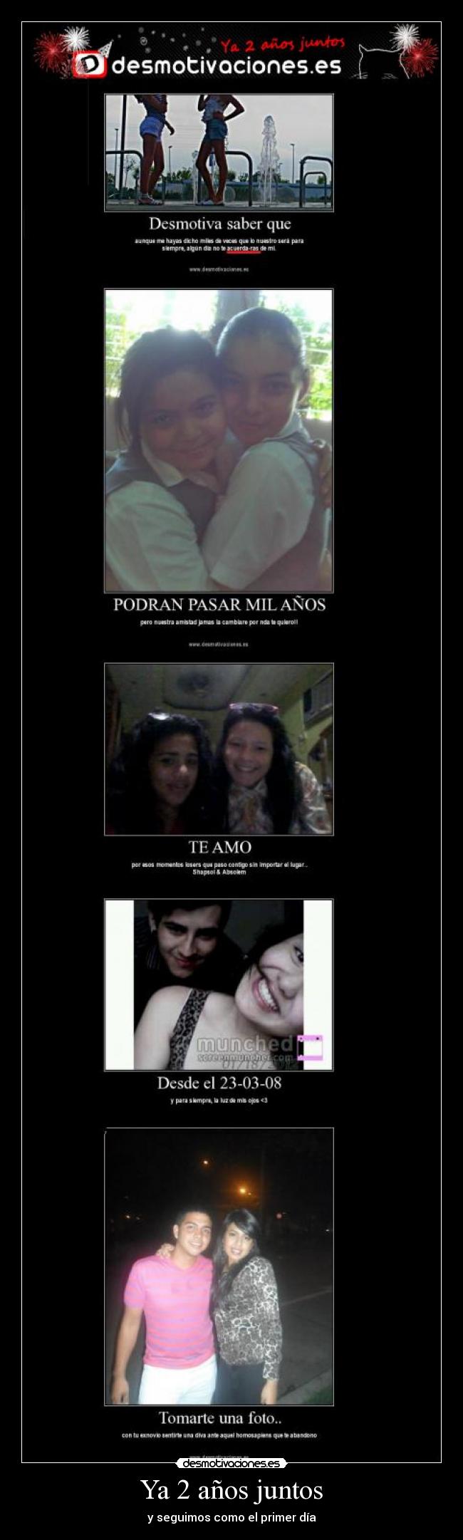 Ya 2 años juntos -