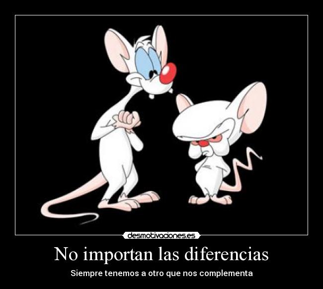 No importan las diferencias -