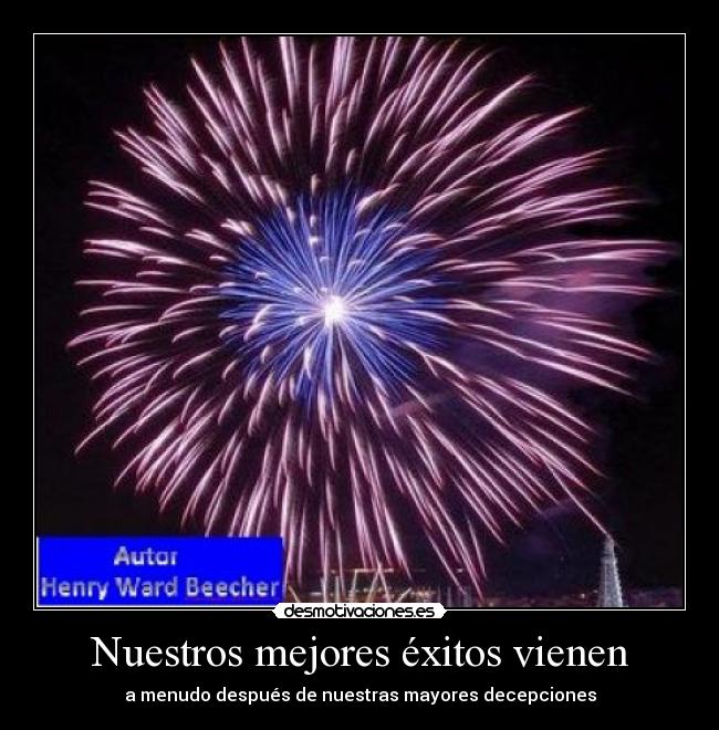 Nuestros mejores éxitos vienen -