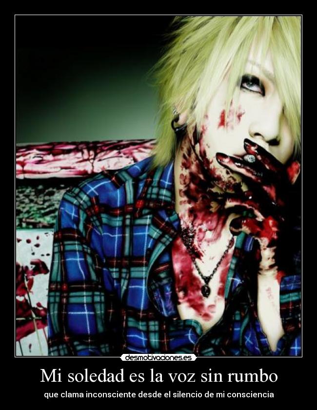 Mi soledad es la voz sin rumbo -
