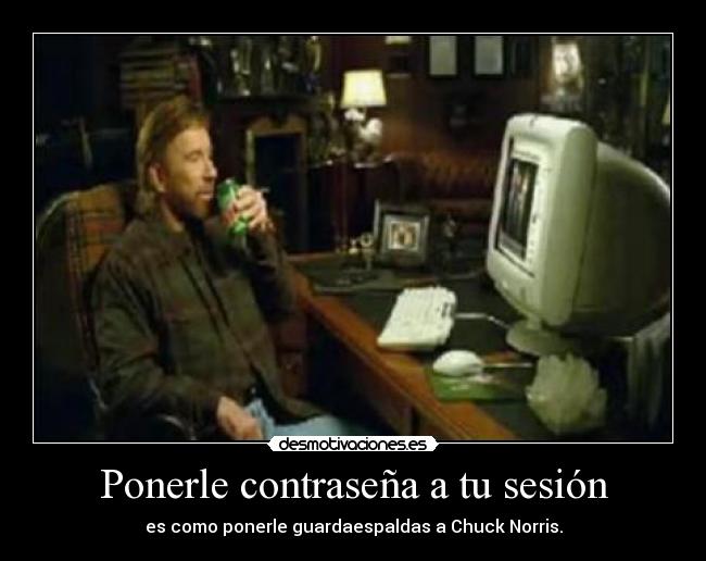 Ponerle contraseña a tu sesión - 