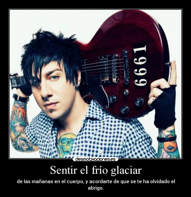 Sentir el frío glaciar -