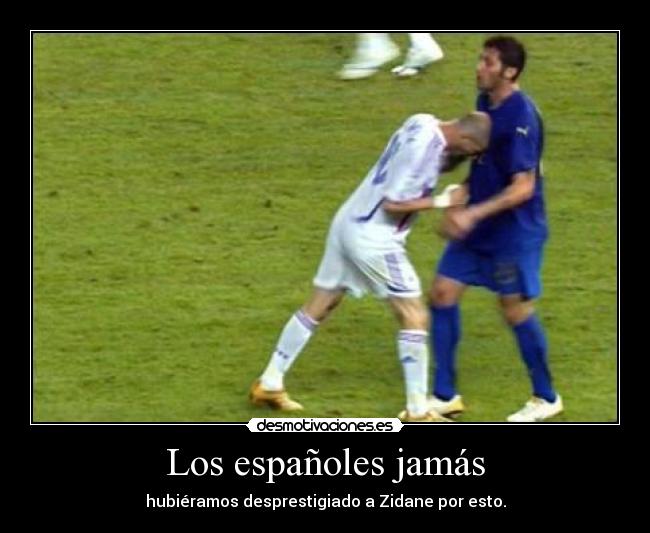 Los españoles jamás -