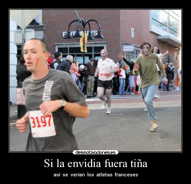 Si la envidia fuera tiña - así se verían los atletas franceses