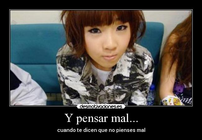 Y pensar mal... - 