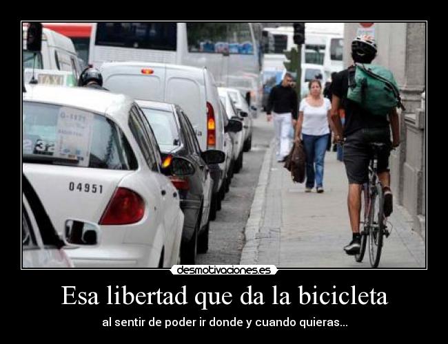 Esa libertad que da la bicicleta -