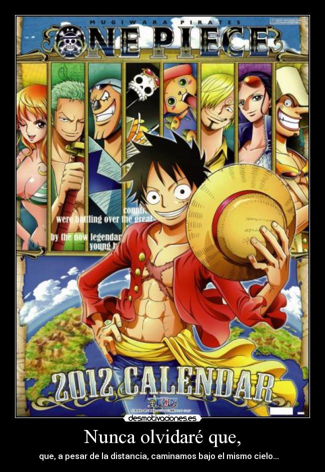 Nunca olvidaré que, - 