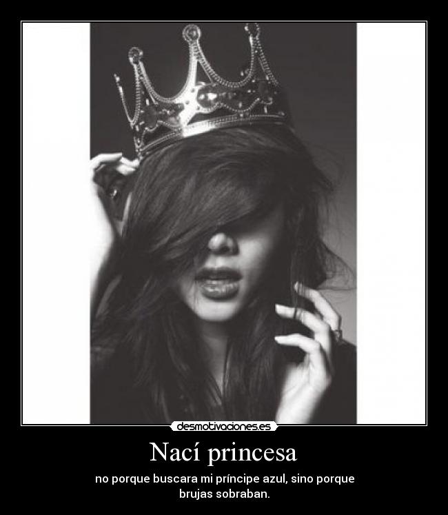 carteles naci princesa desmotivaciones