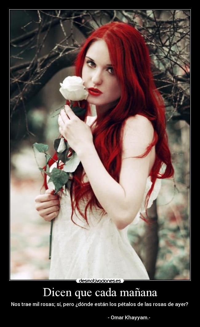 Dicen que cada mañana -