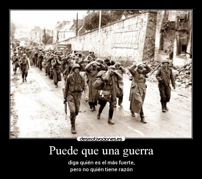 Puede que una guerra - 