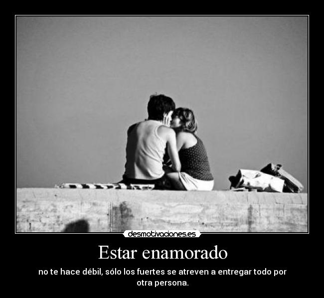 Estar enamorado -