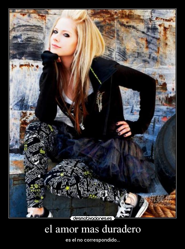 el amor mas duradero - es el no correspondido...