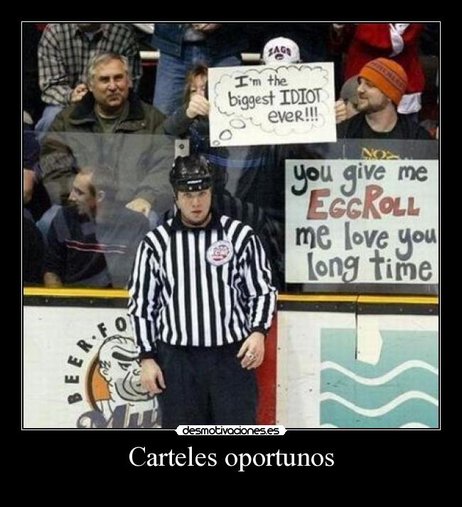 Carteles oportunos -