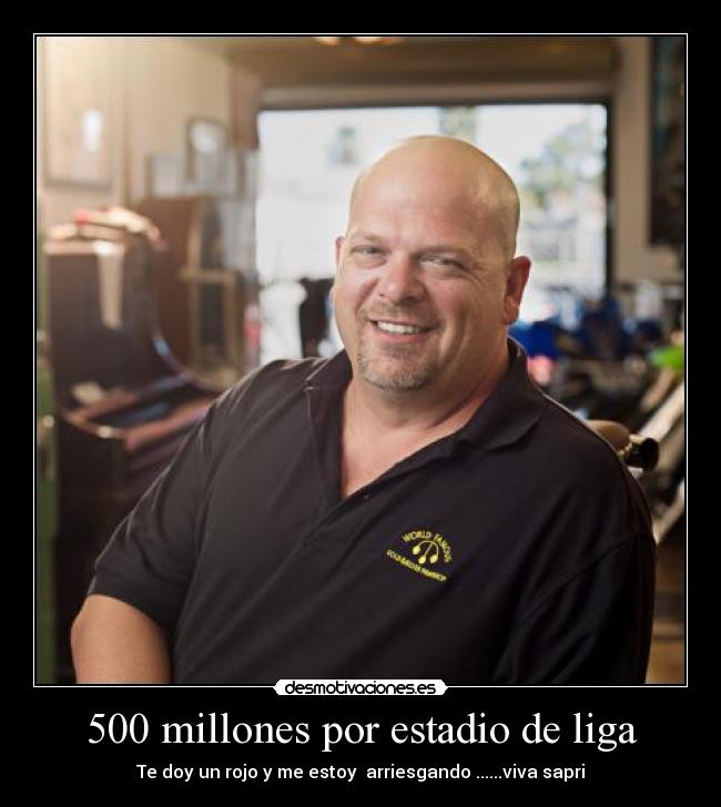 500 millones por estadio de liga - 