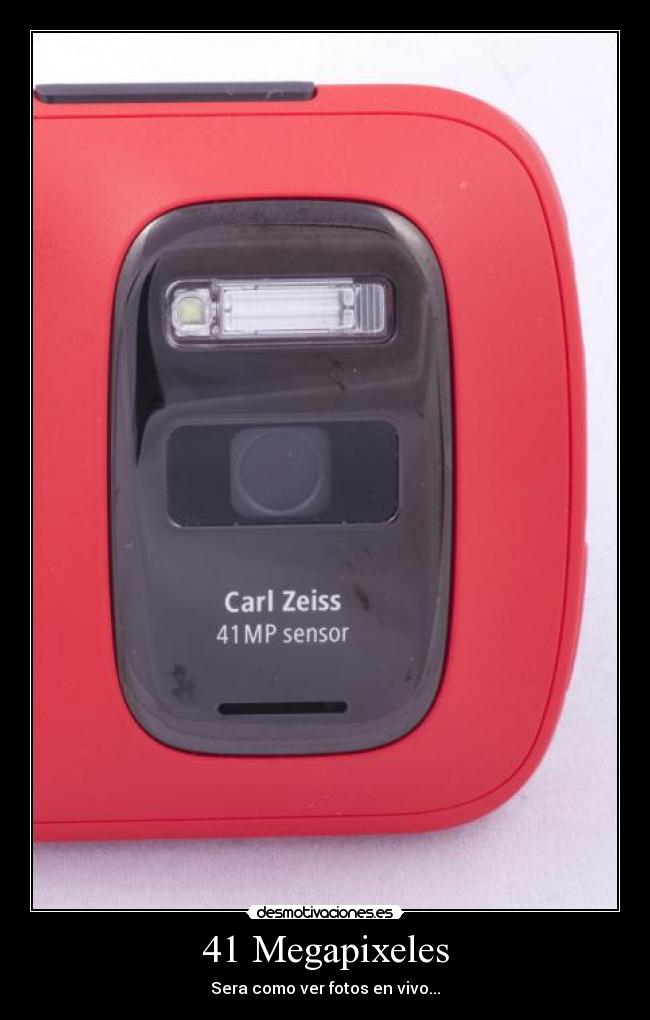 41 Megapixeles - Sera como ver fotos en vivo...