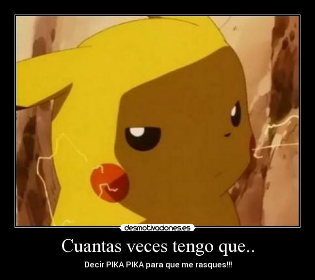 carteles pikachu mas anos con picason desmotivaciones