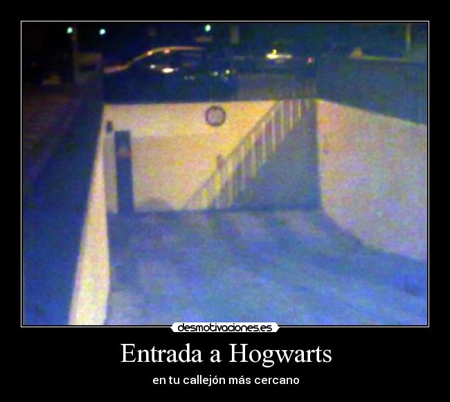 Entrada a Hogwarts -