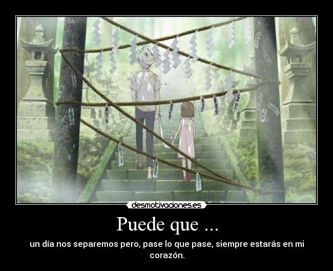 Puede que ... -