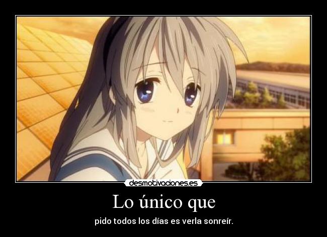carteles anime risa sonrisa alegre felicidad desmotivaciones