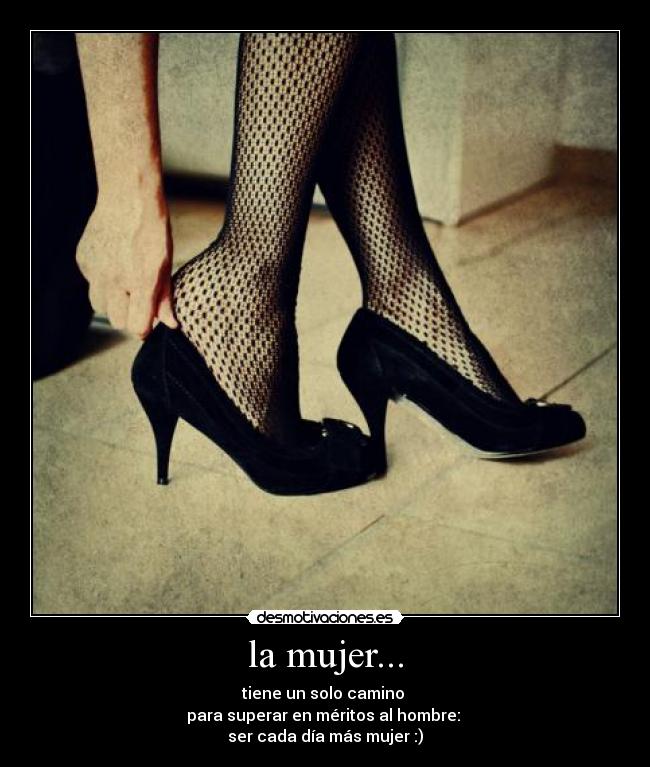 la mujer... -