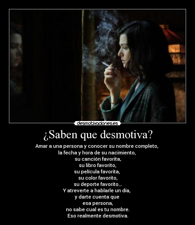 ¿Saben que desmotiva? -