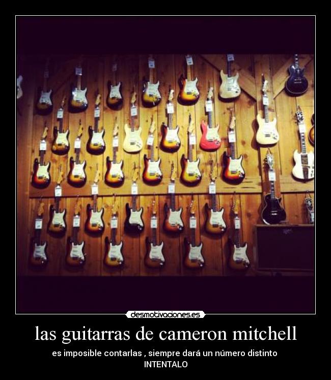 las guitarras de cameron mitchell -