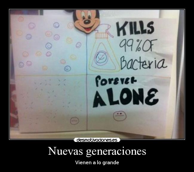 carteles forever alone ninos desmotivaciones