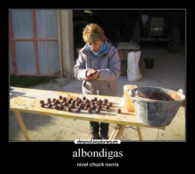 albondigas - nivel chuck norris