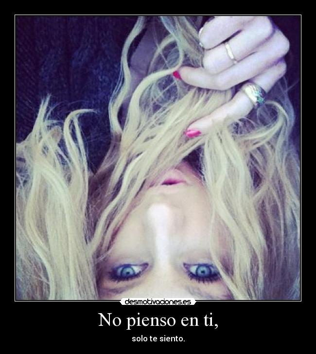No pienso en ti, - 