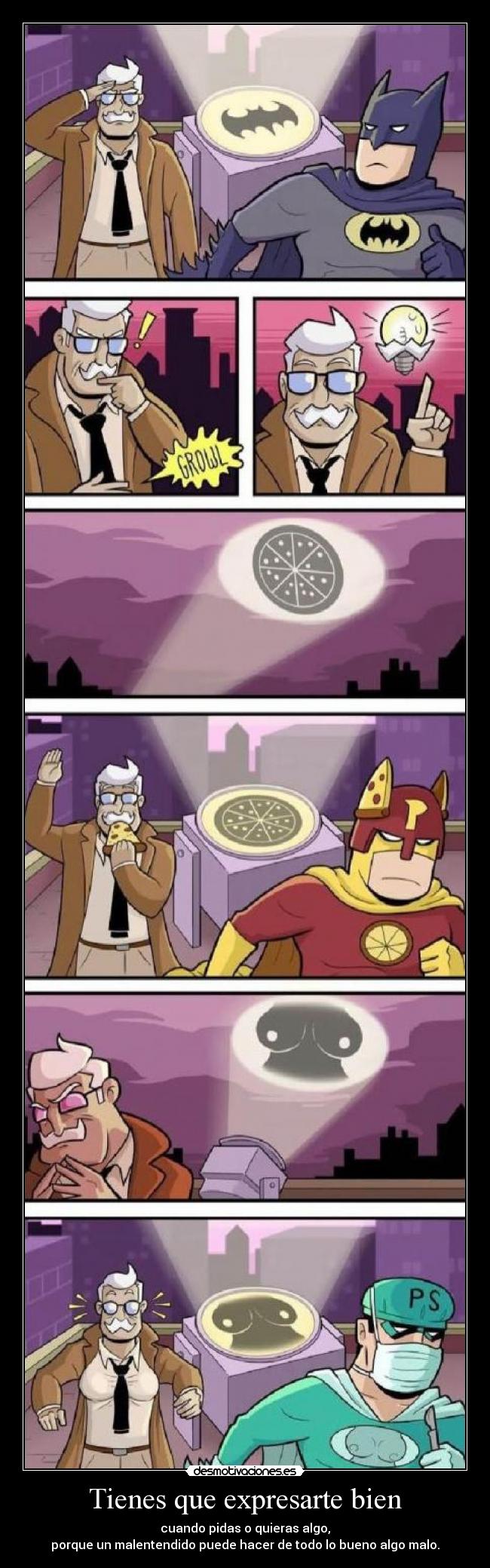 Tienes que expresarte bien - 