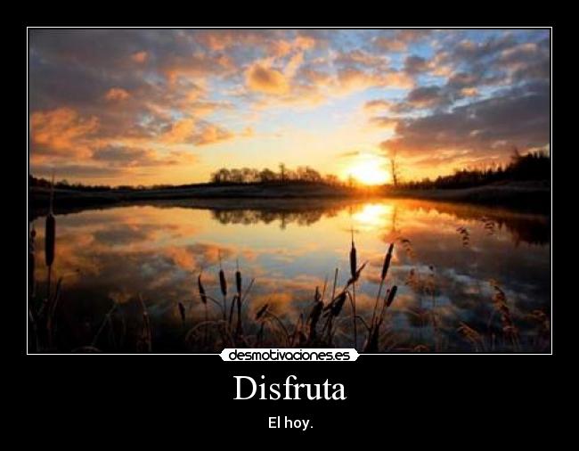 Disfruta - El hoy.