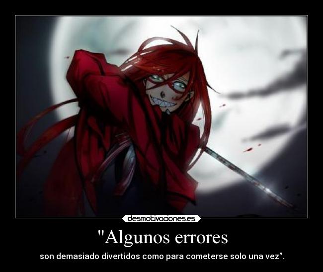 carteles kuroshitsuji its greeeell tiiiime desmotivaciones