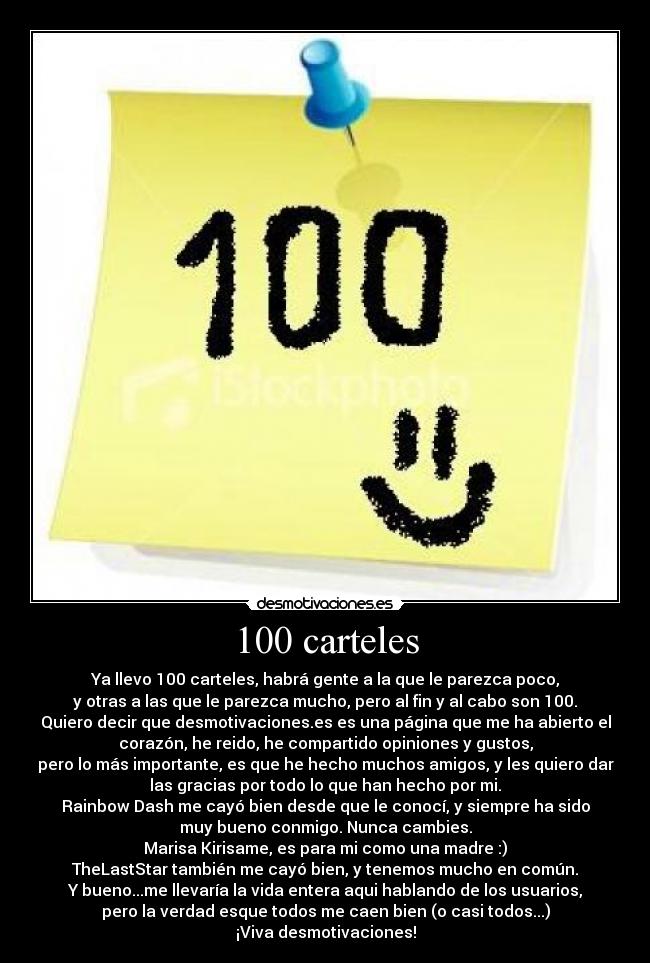 100 carteles -