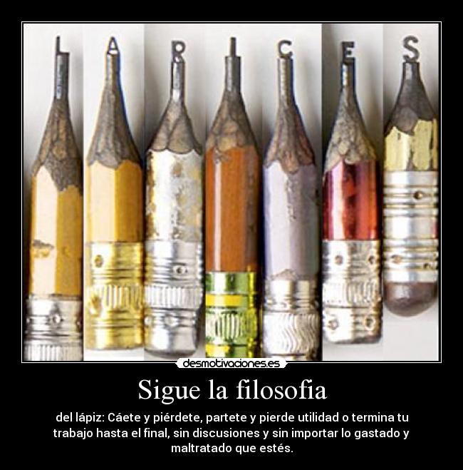 Sigue la filosofia - 