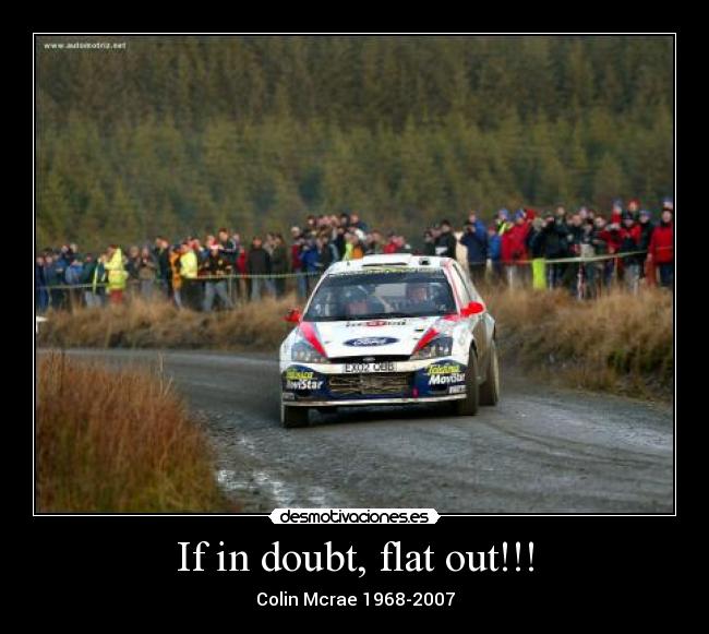 carteles rallys coches colin mcrae desmotivaciones