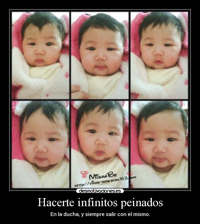 Hacerte infinitos peinados - 