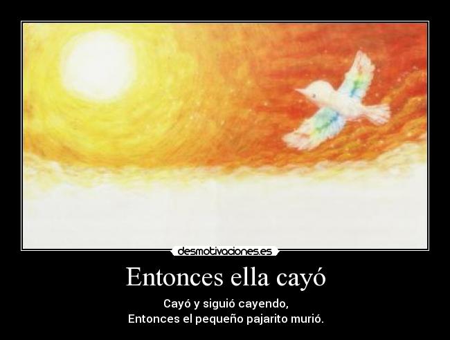 Entonces ella cayó - 