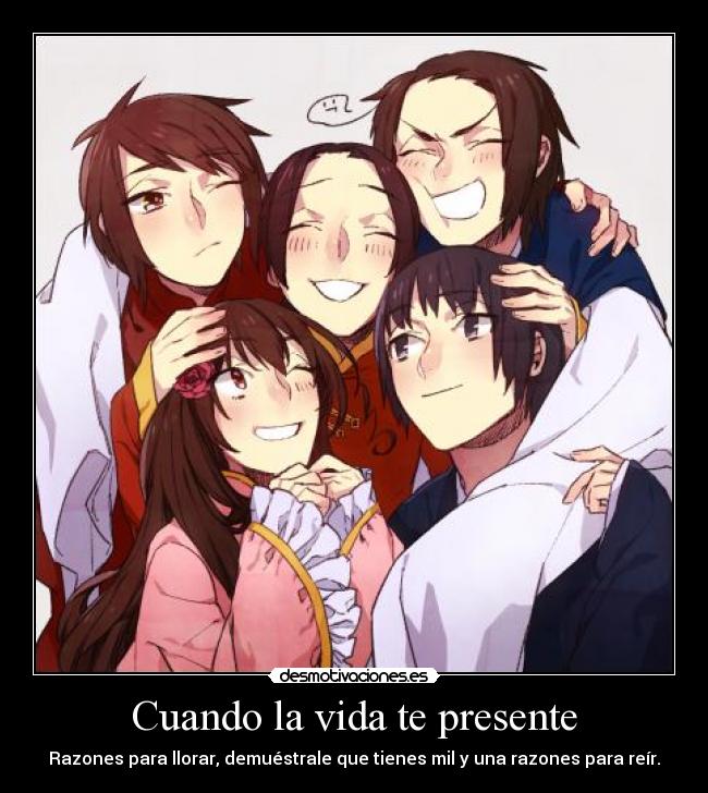 Cuando la vida te presente - Razones para llorar, demuéstrale que tienes mil y una razones para reír.