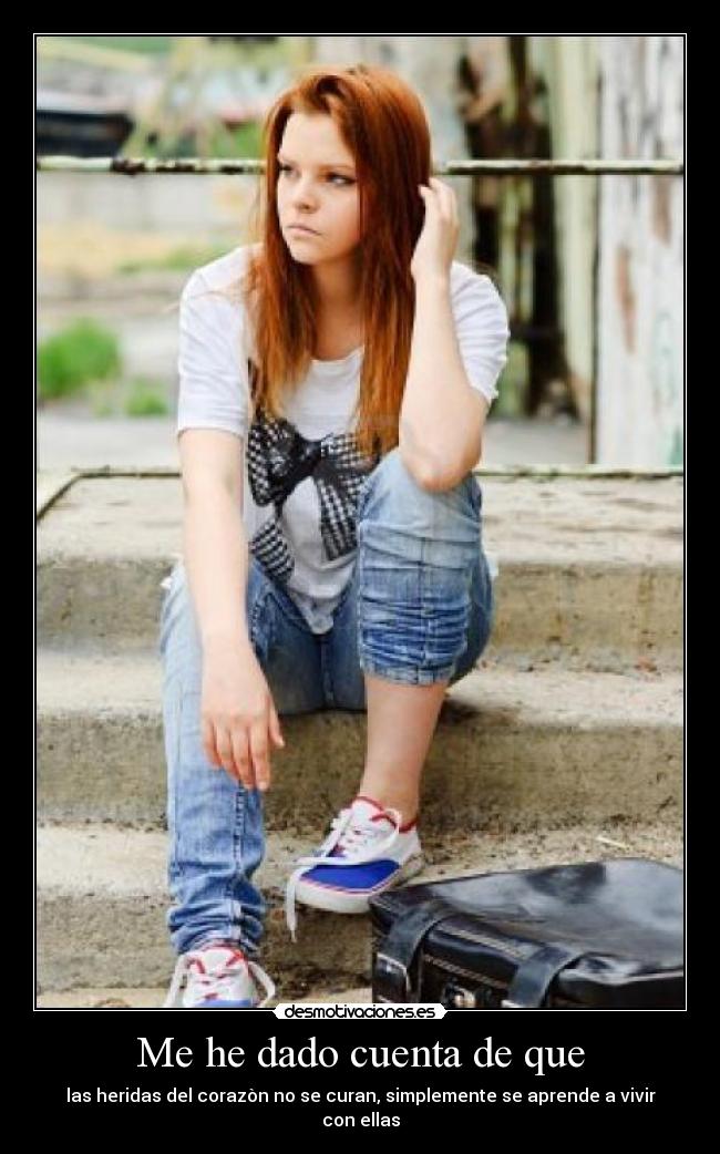 Me he dado cuenta de que -