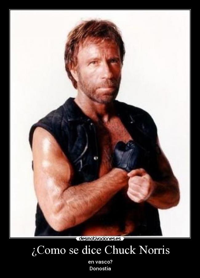 ¿Como se dice Chuck Norris - 