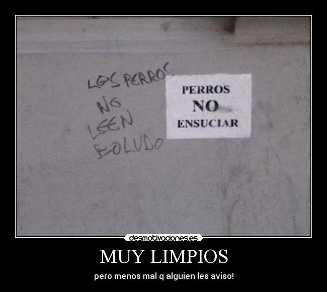 MUY LIMPIOS - 