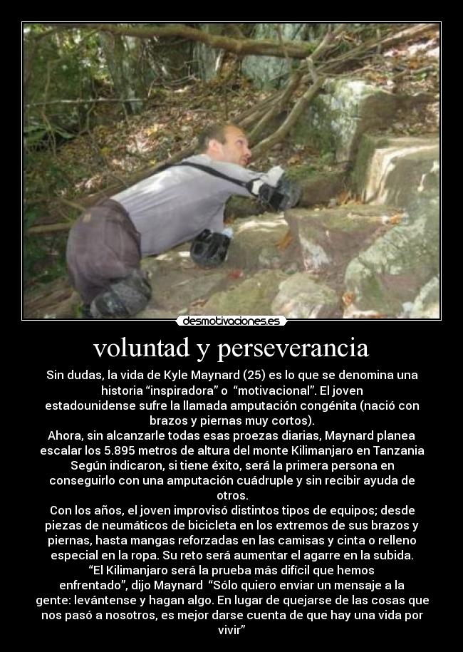 voluntad y perseverancia -