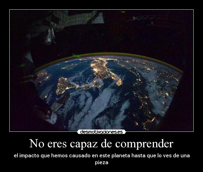 No eres capaz de comprender - 