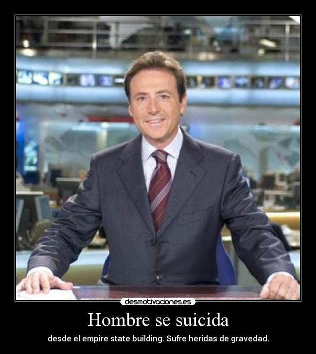 Hombre se suicida - desde el empire state building. Sufre heridas de gravedad.