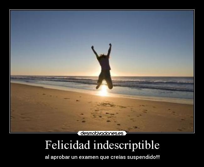 Felicidad indescriptible -