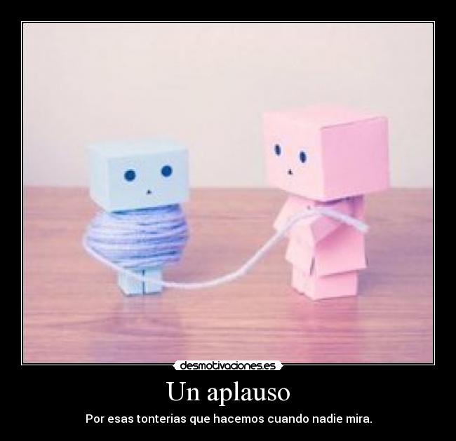 Un aplauso -