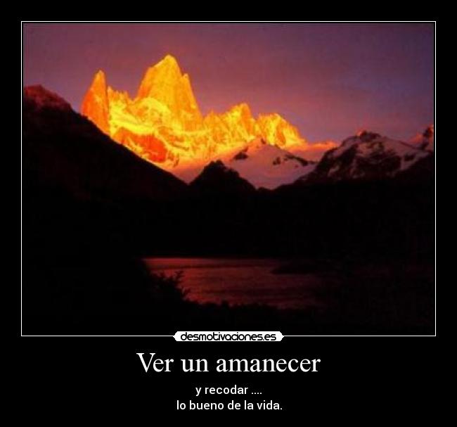 Ver un amanecer - 