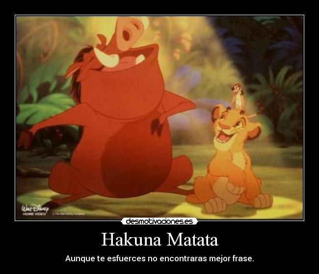 Hakuna Matata - 