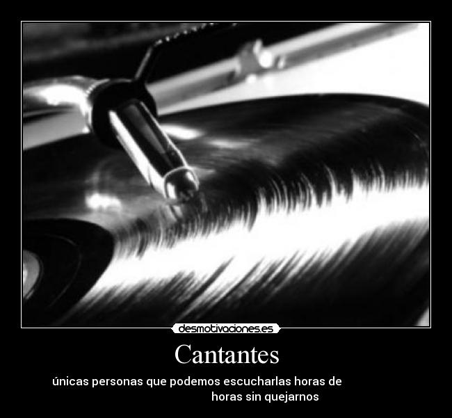 Cantantes -